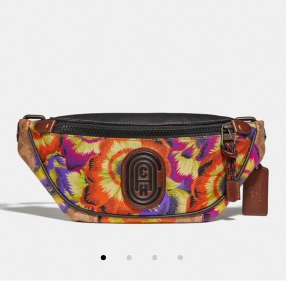 Coach Mini Rivington Belt Bag in Signature Canvas - Picture 3 of 15